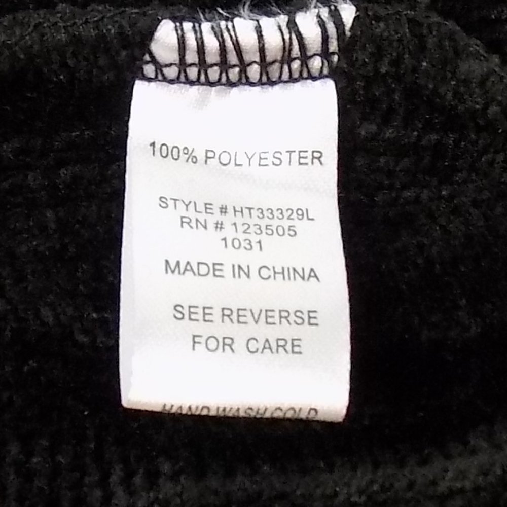 LoveLA Izzy Crop Turtle Neck Sweater Black NWT - Picture 6 of 8